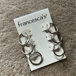 Pack of 3 - Hoop Earrings